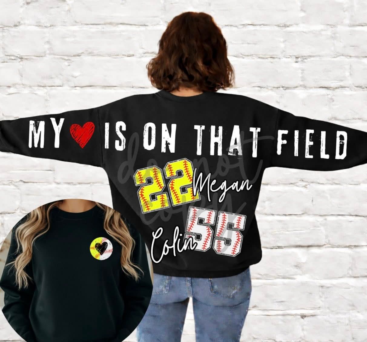 Custom Varsity Big Back Crewneck
